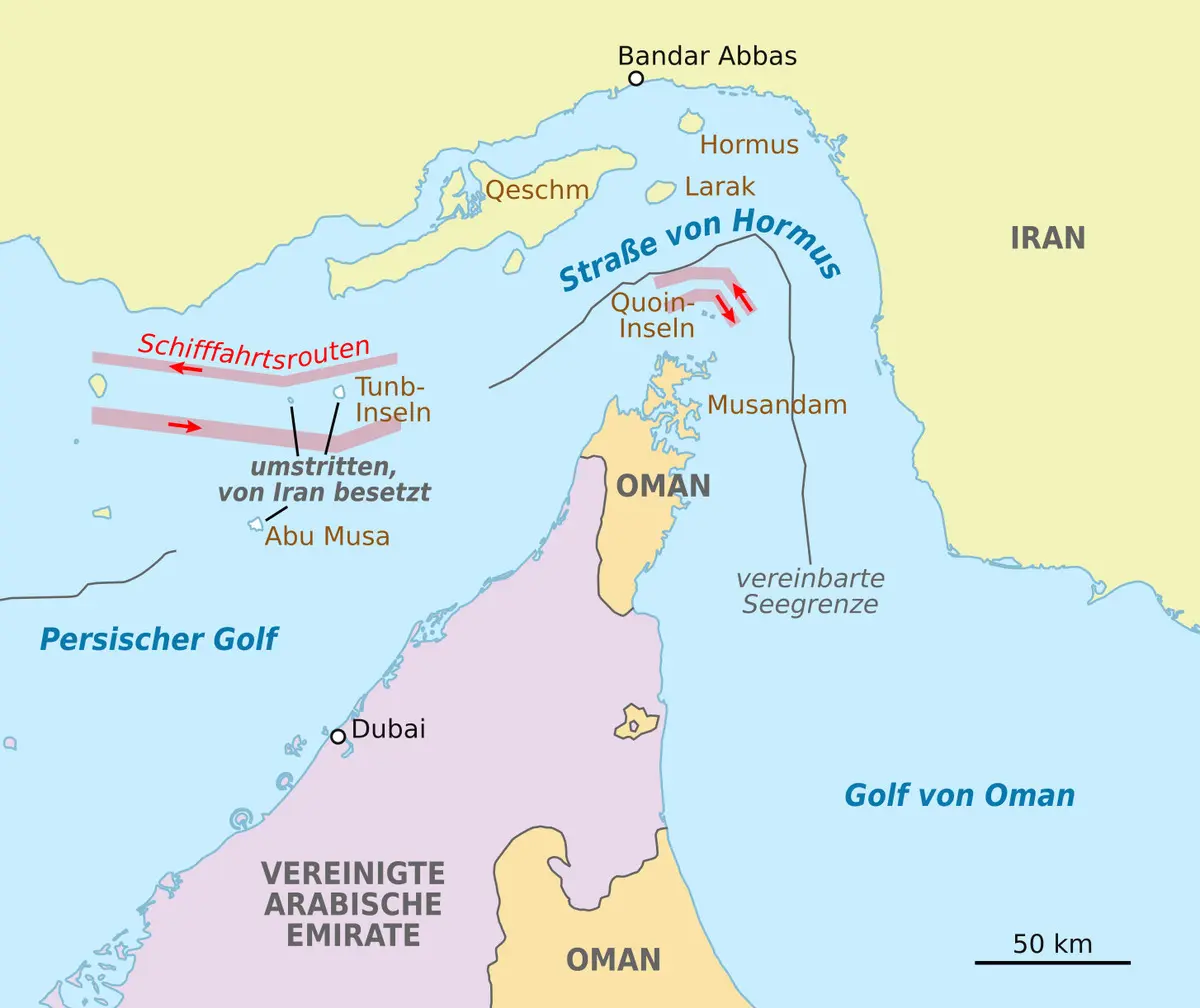 Hormuz mappa Hormuz